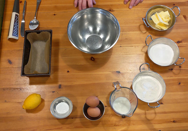 Lemon Drizzle Cake Ingredients