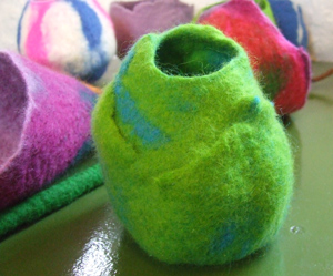 pieces made at felt workshop