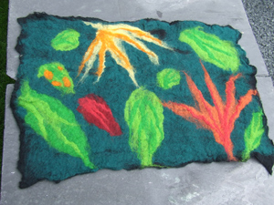 pieces made at felt workshop
