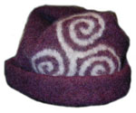 Triscele Felt Hat Purple