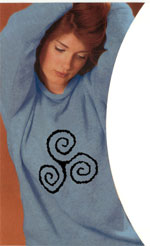 Triscele Sweater in blue